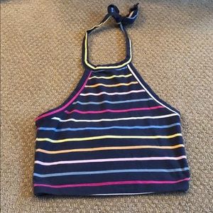Rainbow crop top